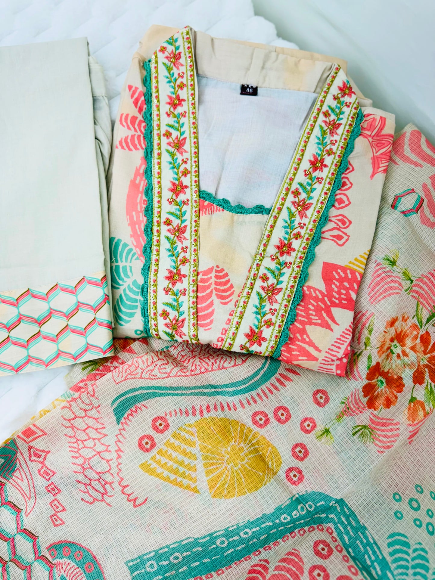 Blush Bloom Flared Set