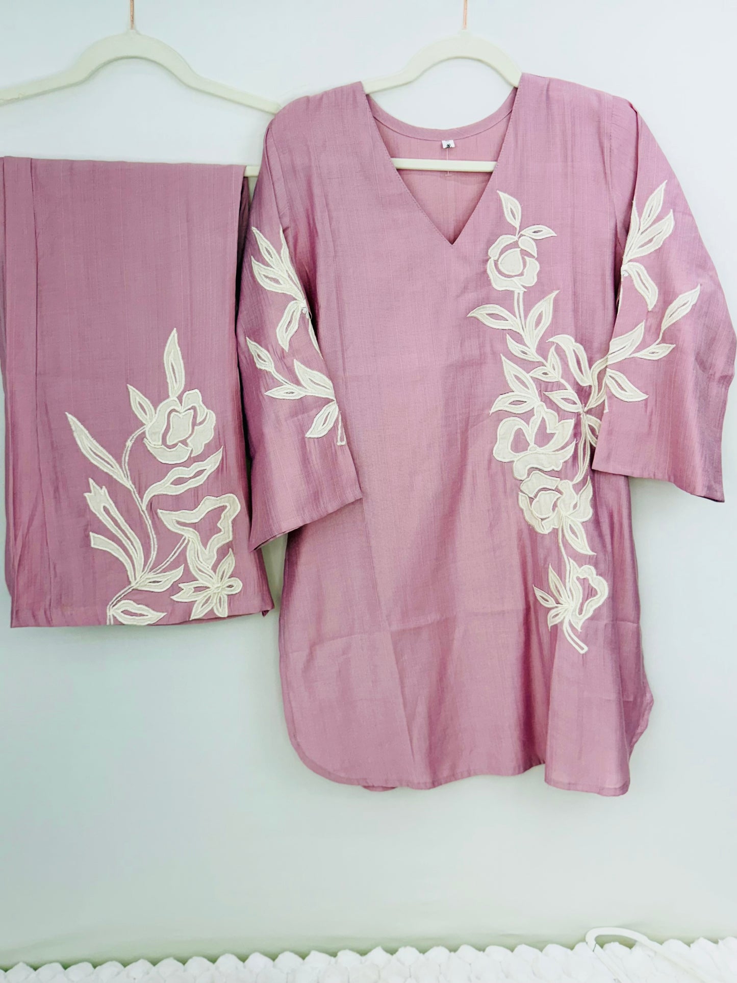 Dusty Rose Bloom Cord Set