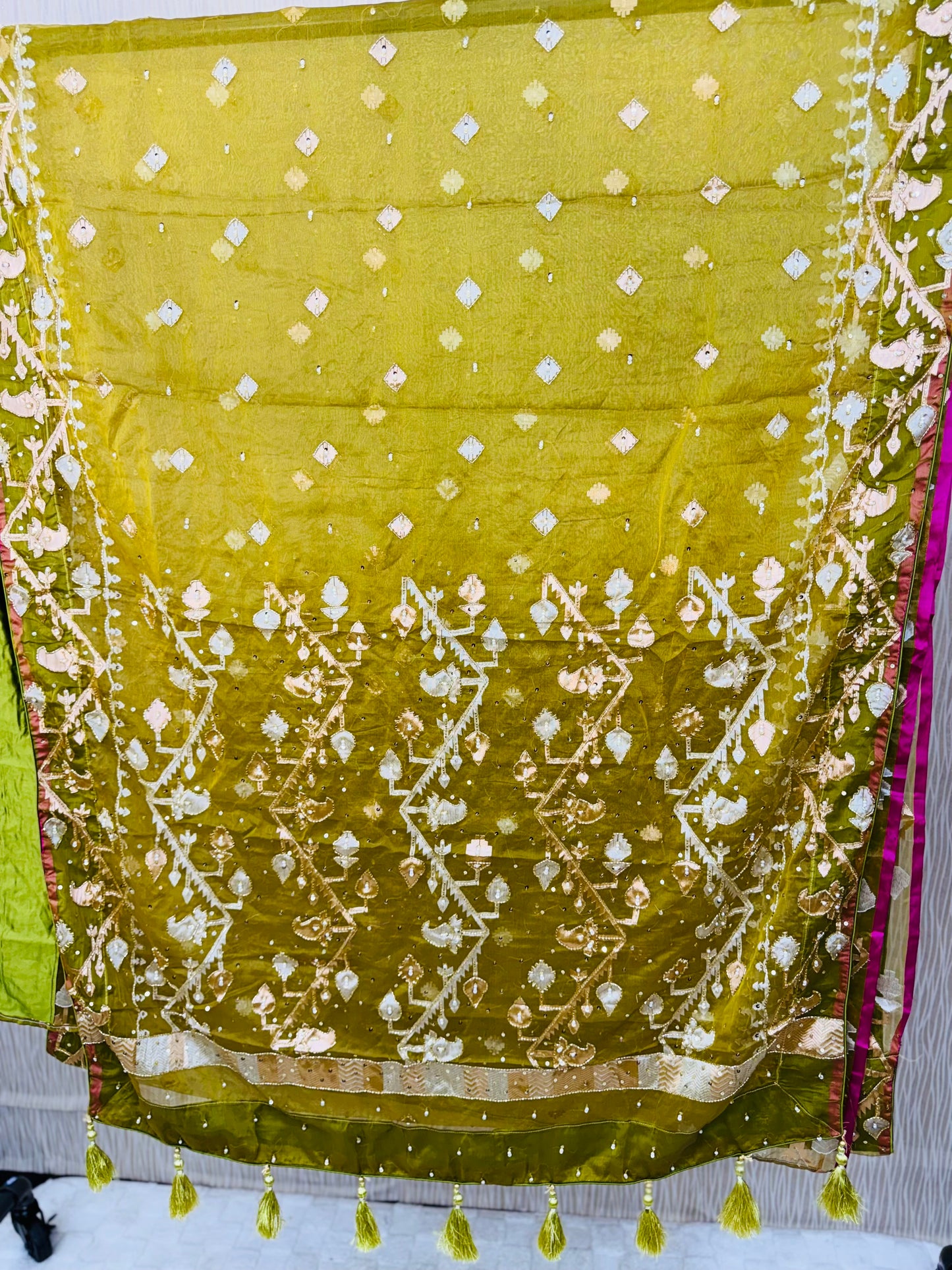 Mehendi Muse- Jamdani Saree
