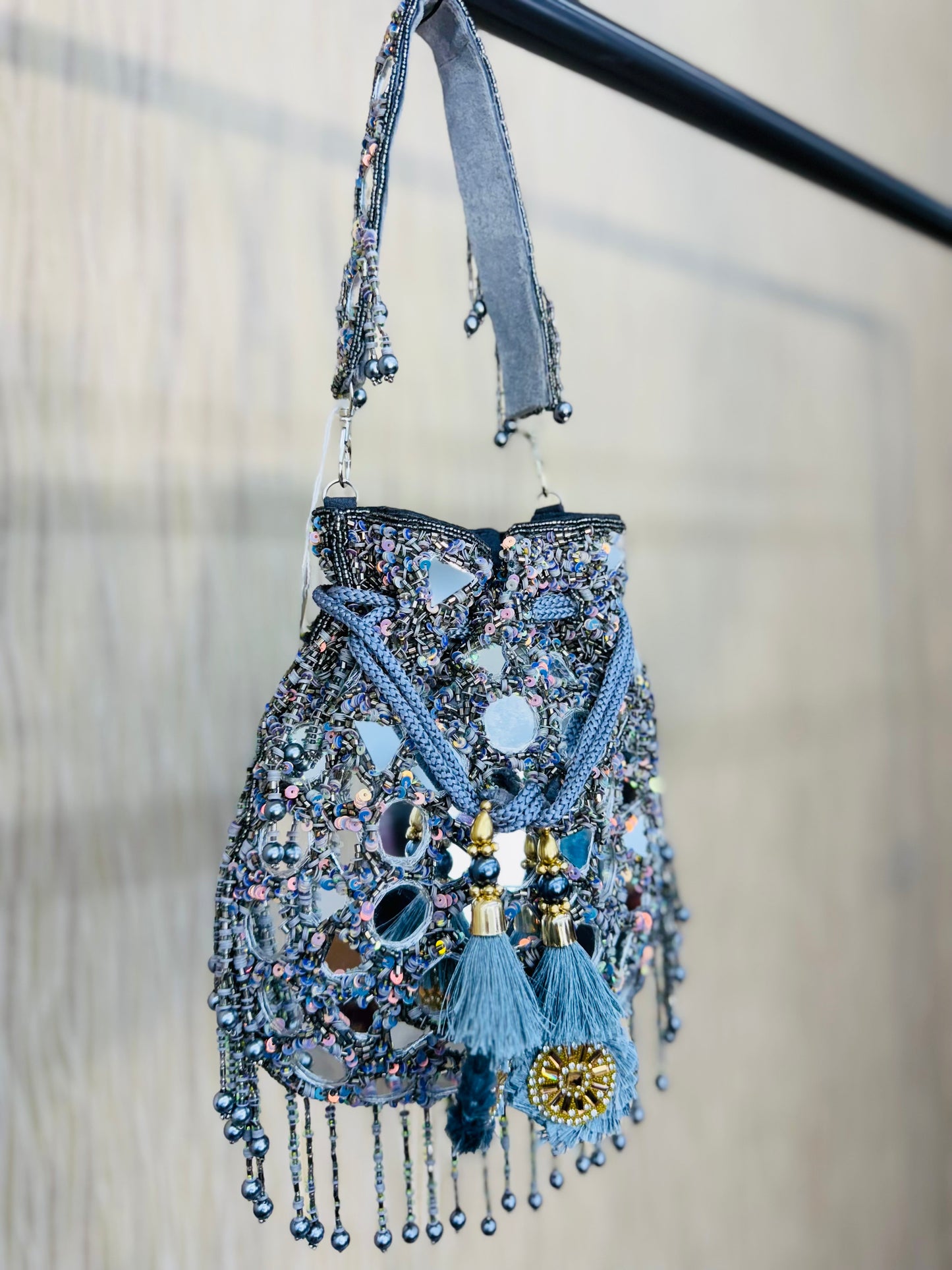 Midnight Reflections- Potli Purse