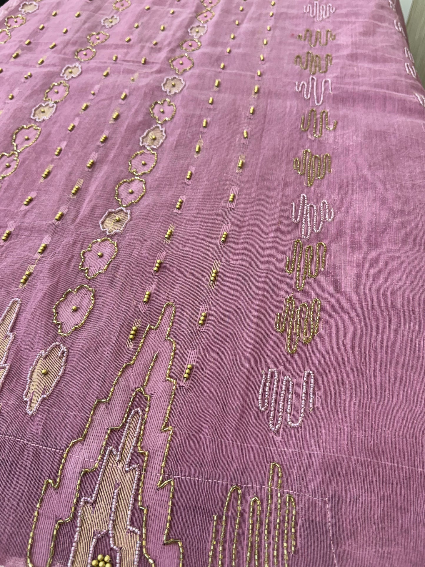Lilac Whispher- Jamdani Saree