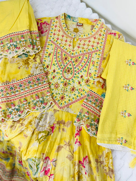 Sunlit Garden Anarkali
