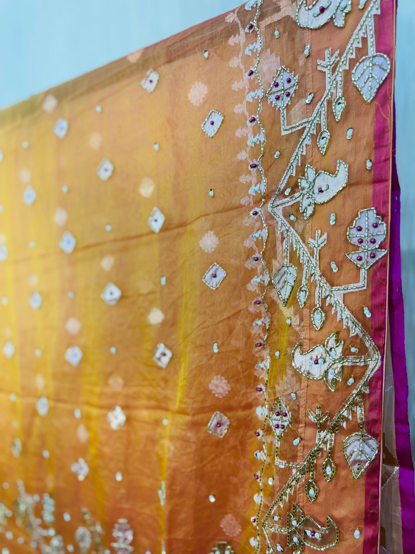 Zafran Dori- Jamdani Saree