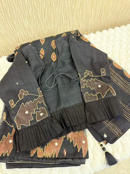 Kohinoor Twilight- Jamdani Saree