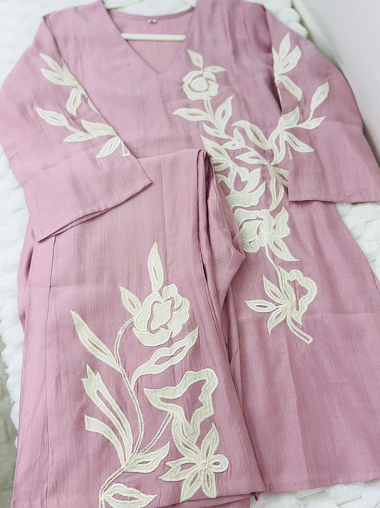Dusty Rose Bloom Cord Set